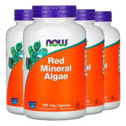 Minerais Algas Vermelhas 180 Cáps Importado 4un Now Foods