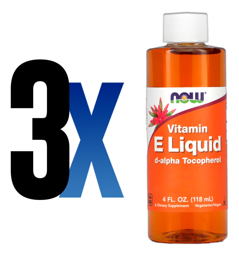 Vitamina E Now Foods 118ml D-alpha Tocoferol Importado 3un - Imagem 2