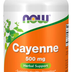 Pimenta Caiena 500mg Now Foods 100 Caps Importado