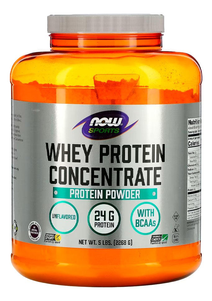 Whey Protein Concentrado Now Foods 2268g Pó Importado