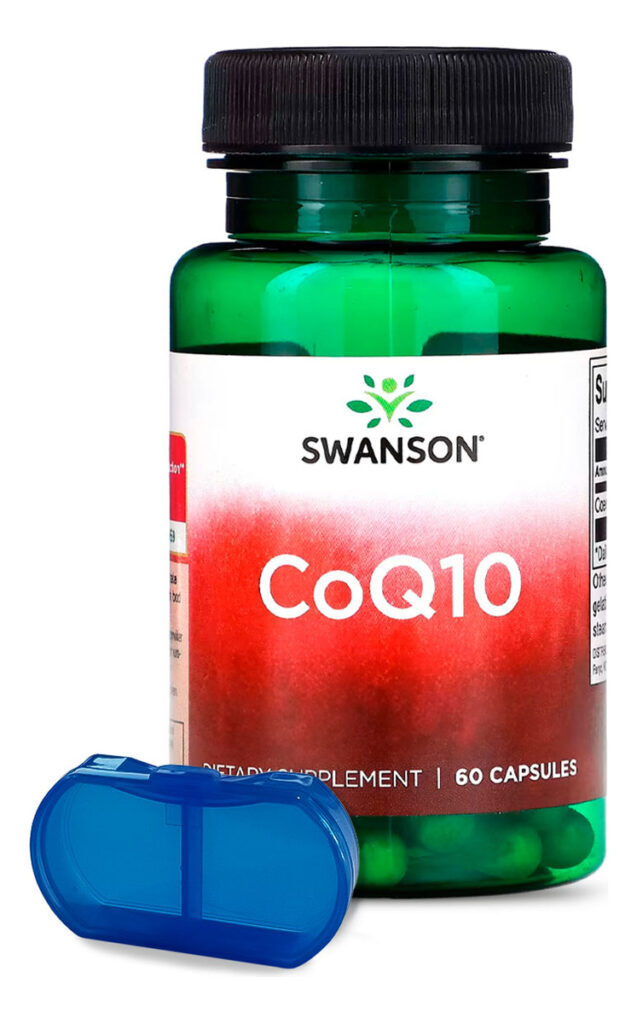 Co-enzima Coq 10 30mg Swanson 60 Caps + Porta Cápsulas