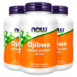 Extrato Ervas Ojibwa 450mg Now Foods 180 Cáps Importado 3un