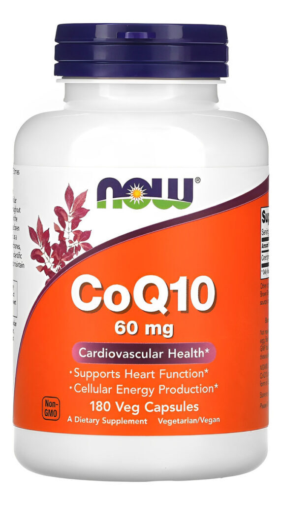 Coenzima Coq10 60mg Now Foods 180 Cápsulas Importado 5un - Imagem 5