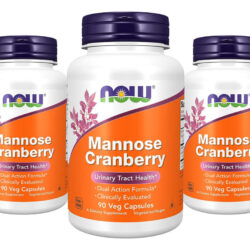 Manose E Cranberry Now Foods Mannose Cranberry 90vegcaps 3un