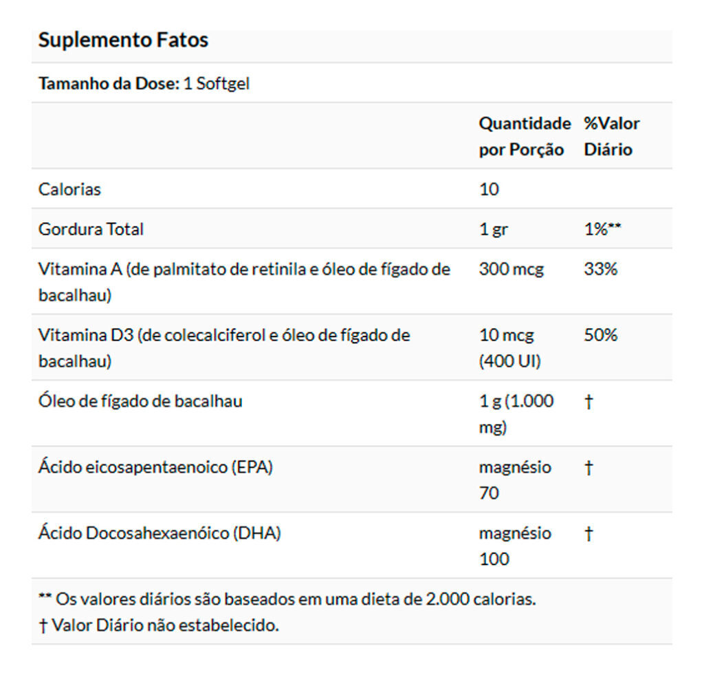 Óleo Fígado Bacalhau 1000mg Now Foods 180 Soft Importado - Imagem 4