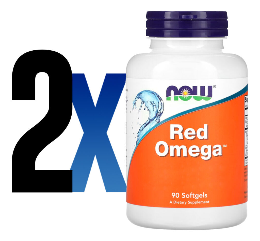 Red Omega C0q10 E Lev. Arroz Now Foods 90 Sofg Importado 2un - Imagem 2