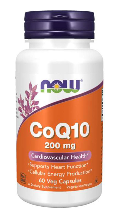 Now Foods Coenzima Coq10 200mg 60cap Distribuidor Autorizado