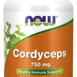 Cordyceps 750mg 90 Cápsulas Sem Sabor Now Foods