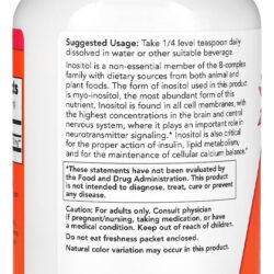 Pó De Inositol Now Foods 227 Gramas + Porta Cápsulas