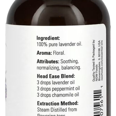 Óleo De Lavanda Now Foods Lavender 118ml 5un - Imagem 3
