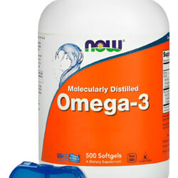 Now Foods Ômega3 Molecularmente Destilado 500soft +porta Cap