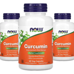 Curcumina Açafrão Da India 665mg Now Foods 60 Veg Caps 5un