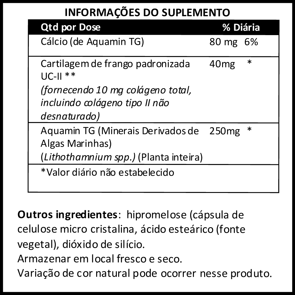 Colágeno Tipo 2 Uc-ii 40mg 60 Veg Cáps Importado - Imagem 2