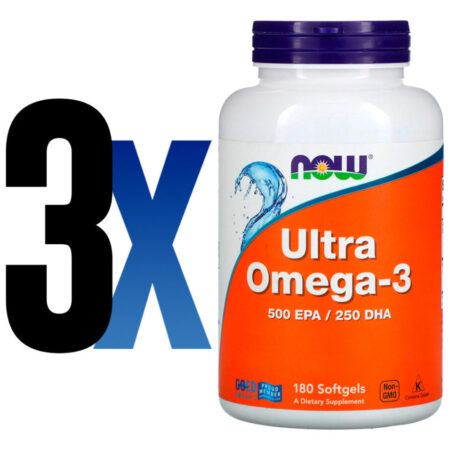 Ultra Omega 3 500epa/250dha 180soft Importado 3un Now Foods - Imagem 2