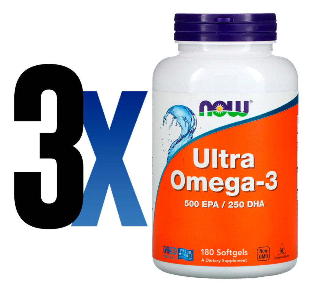 Ultra Omega 3 500epa/250dha 180soft Importado 3un Now Foods - Imagem 2