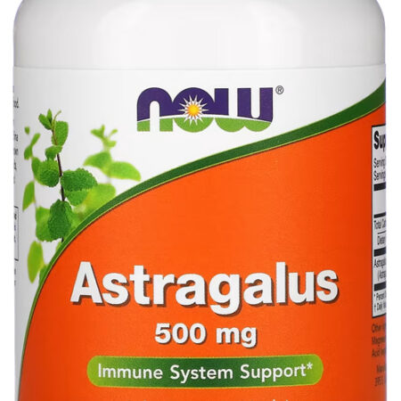 Astragalus 500mg Now Foods 100 Veg Cápsulas 2un Sabor Sem Sabor - Imagem 2