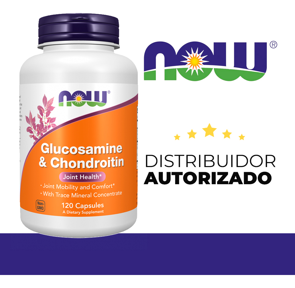 Glucosamina Condroitina Now Foods 120 Cápsulas Importado - Imagem 5