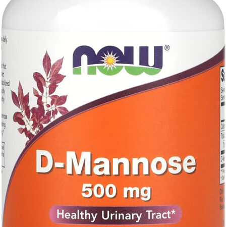 D-manose 500mg Now Foods 120veg Caps 5un - Imagem 3