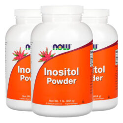 Pó De Inositol Now Foods Mio-inositol 454g Importado 3un