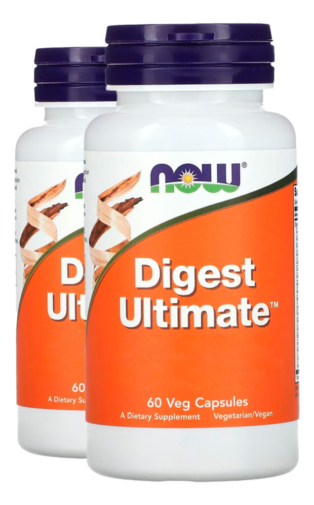 Digest Ultimate 60 Cápsulas Produto Importado 2un Now Foods