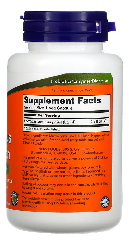 Suplemento Now Foods Suplemento Alimentar Sabor Sem Sabor X 100 Un - Imagem 2
