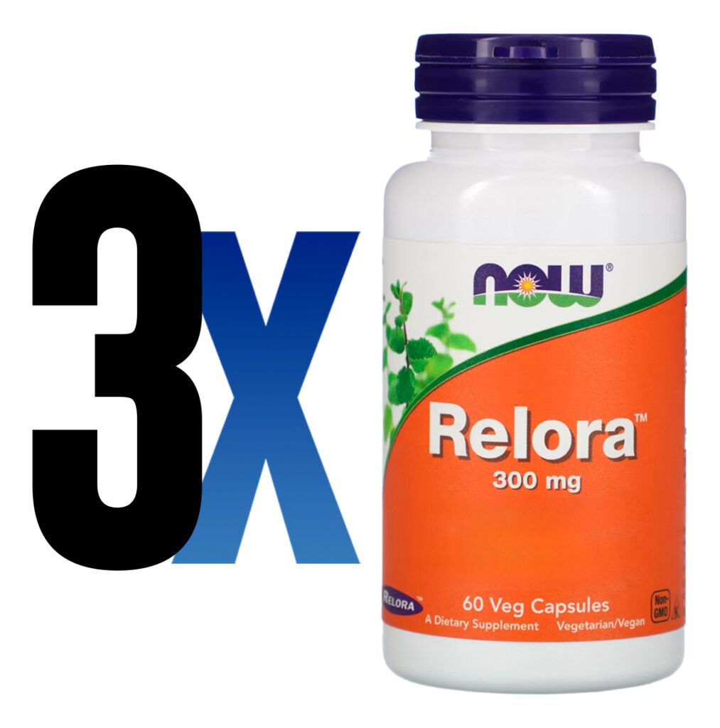 Relora Extracto 300mg Now Foods 60veg Cápsulas Importado 3un - Imagem 2