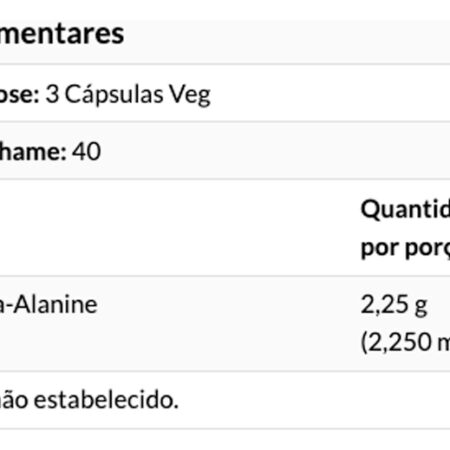Beta-alanina 750mg Now Foods 120 Cápsulas Importado 5un - Imagem 4