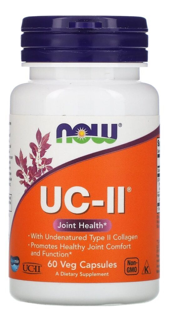 Colágeno Tipo 2 Uc-ii 40mg Now Foods 60 Veg Caps 2un - Imagem 3