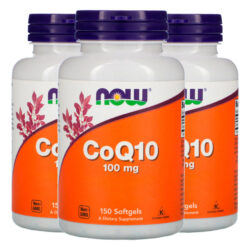 Coenzima Coq10 Now Foods 100mg 150 Softgels Importado 3un