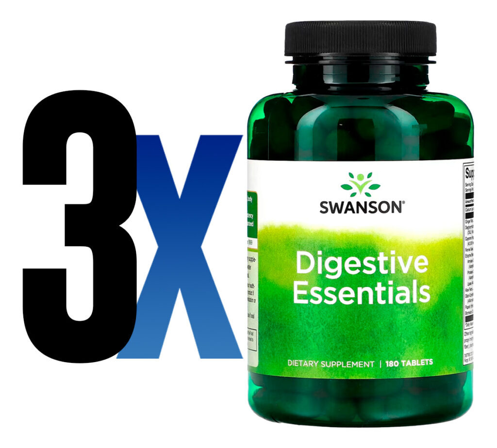Enzimas Digestivas Swanson Essentials 180 Tabs Importado 3un - Imagem 2
