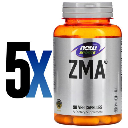Zma Zinco Magnésio 800mg 90cáps Importado 5un Now Foods - Imagem 2
