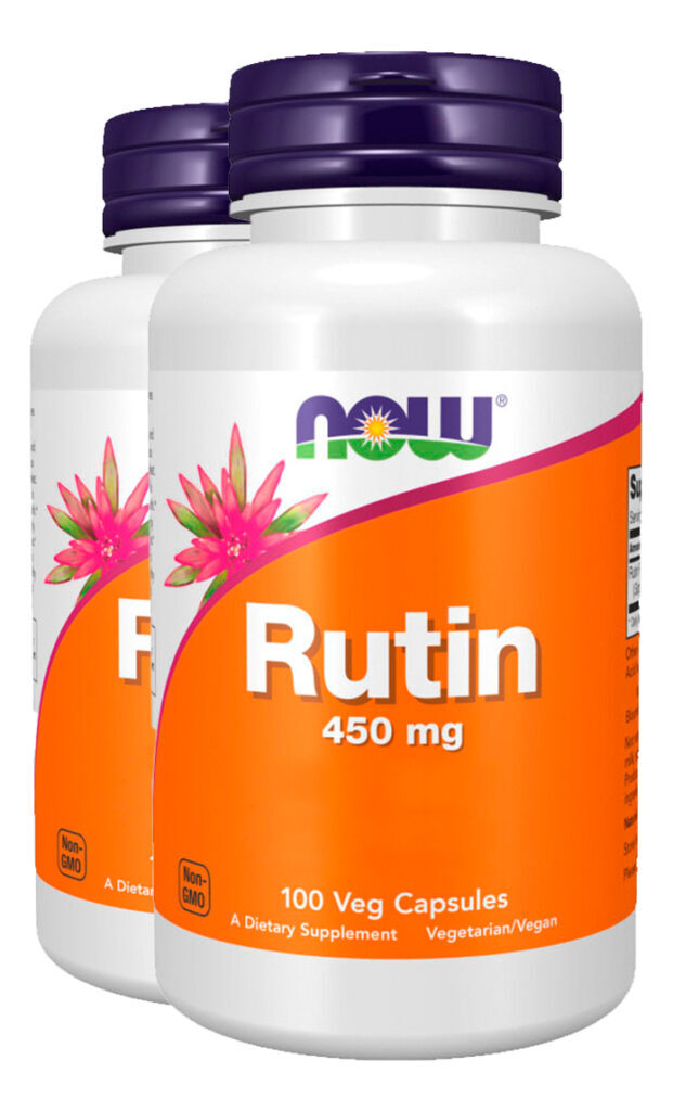 Rutina 450mg Ritin 100cáps Importado 2un Now Foods