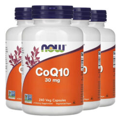 Coenzima Coq10 30mg Now Foods 240 Cáps Importado 4un