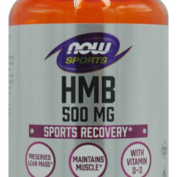Hmb 500mg Now Foods Com Vitamina D3 120 Veg Caps Sabor Sem Sabor