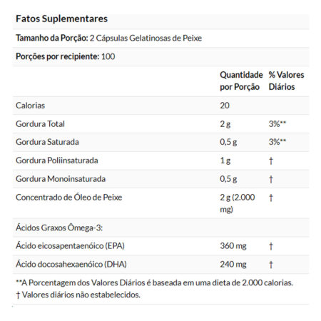 Ômega-3 1000mg Now Foods 180/120 200cáps Soft Importado 4un - Imagem 2
