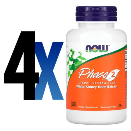 Phase 2 500mg Now Foods 120 Veg Cápsulas Importado 4un - Imagem 2