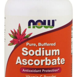 Sodium Ascorbate 227g (vit C) Antioxidante Now Foods Imp Usa