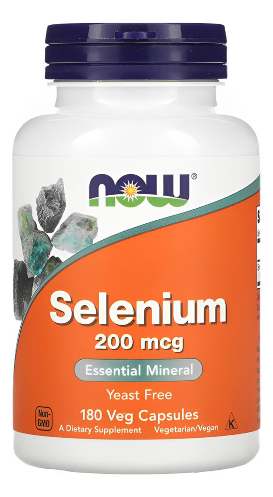 Selênio 200mcg Now Foods Sem Fermento 180 Cáps Importado 3un - Imagem 5