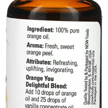 Óleo De Laranja Now Foods Orange Oil 30ml - Imagem 2