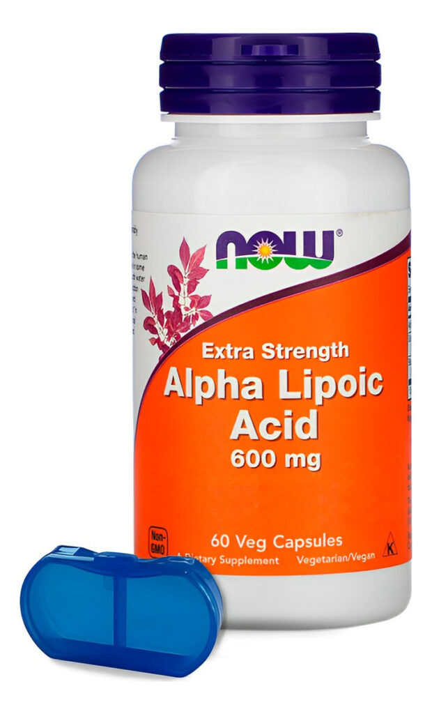 Ácido Alfa Lipóico 600mg Now Foods 60 Veg Cáps