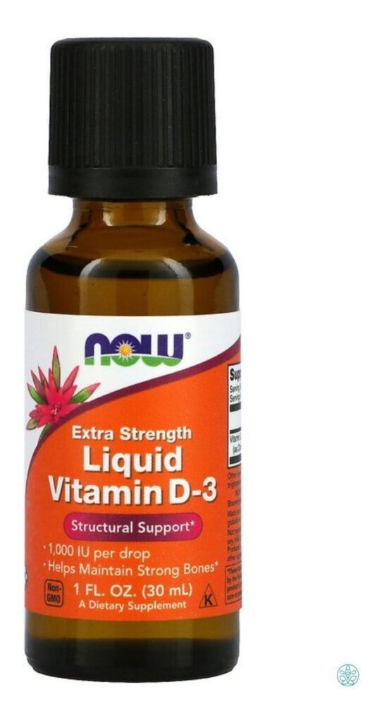 Vitamina D3 Líquida / Gotas 1000ui 750 Doses Importada Now