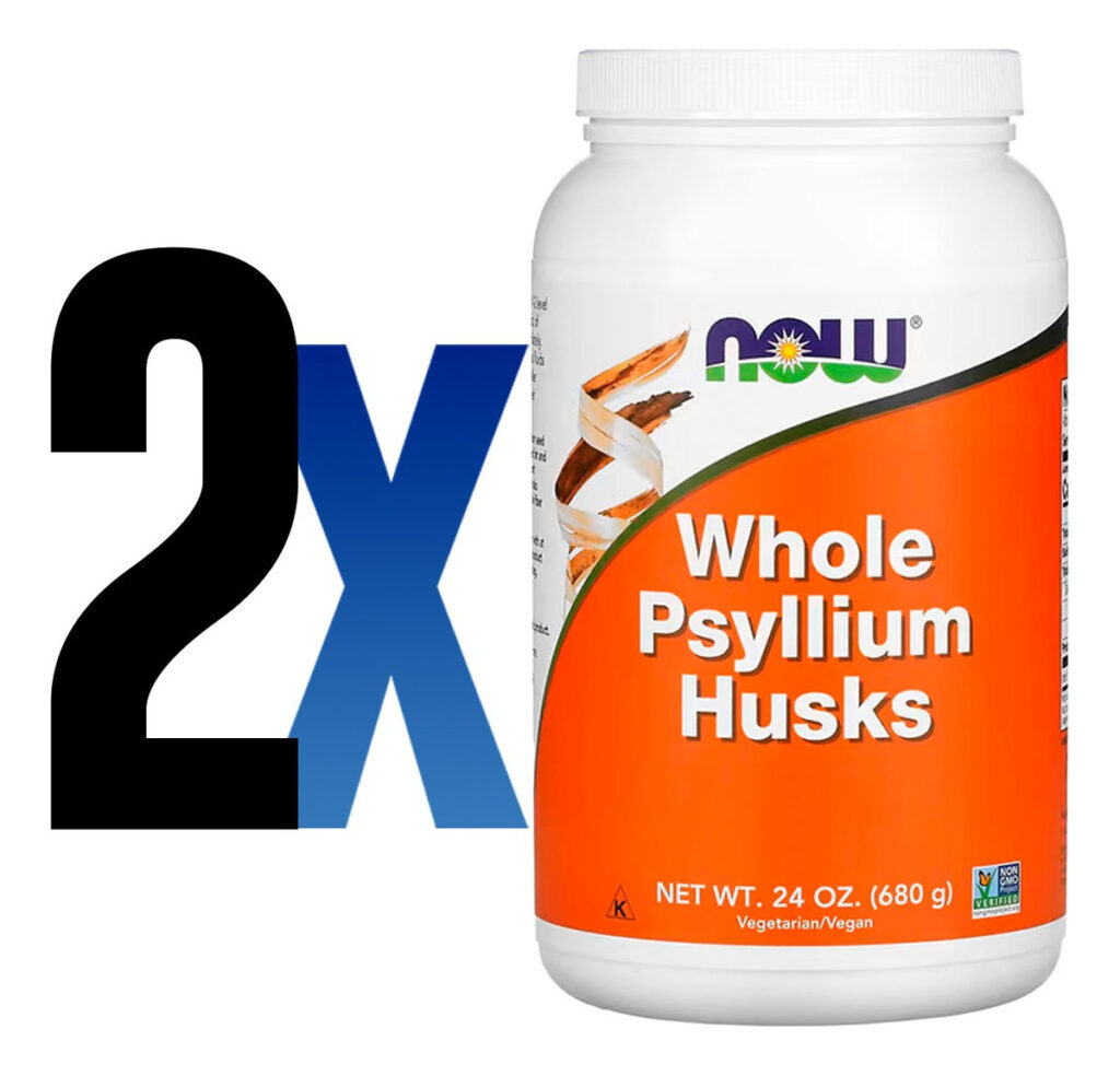 Cascas De Psyllium Inteiras 608g Importado 2un Now Foods - Imagem 2