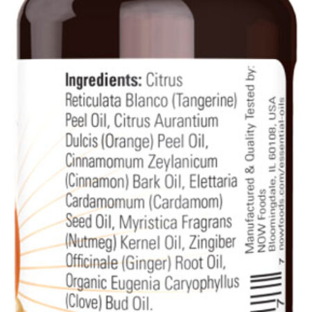 Óleo Abóbora Pumpkin Spice Fall Now Foods 30ml - Imagem 2