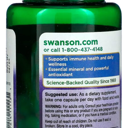 Picolinato De Zinco 22mg Swanson 60 Caps Importado 2un - Imagem 4