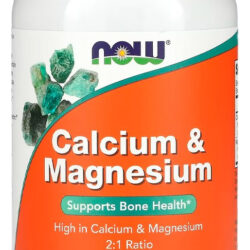 Cálcio E Magnésio 500/250mg Now Foods 250 Tabs Importado