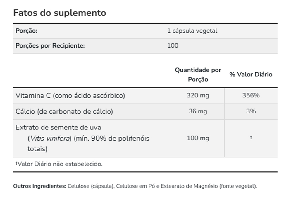 Semente De Uva 100mg Now Foods 100 Cápsulas Importado - Imagem 4