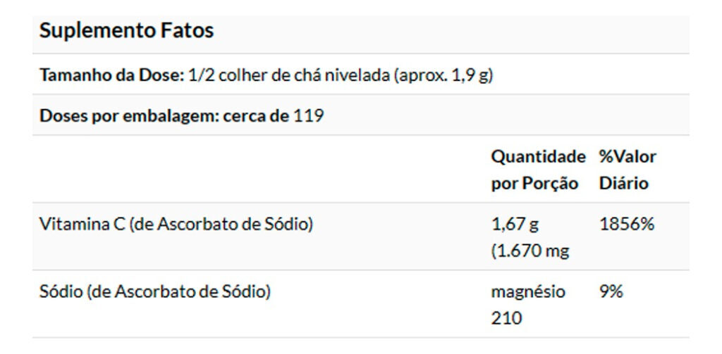 Ascorbato De Sódio 277g Puro Importado 2un Now Foods - Imagem 5