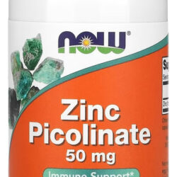Zinco Picolinato 50mg Now Foods 120vegcaps Eua/usa Sabor Sem Sabor