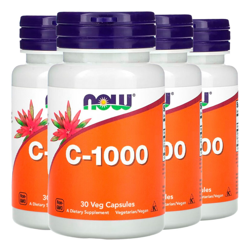 Vitamina C-1000 30 Veg Cápsulas Importado 4un Now Foods