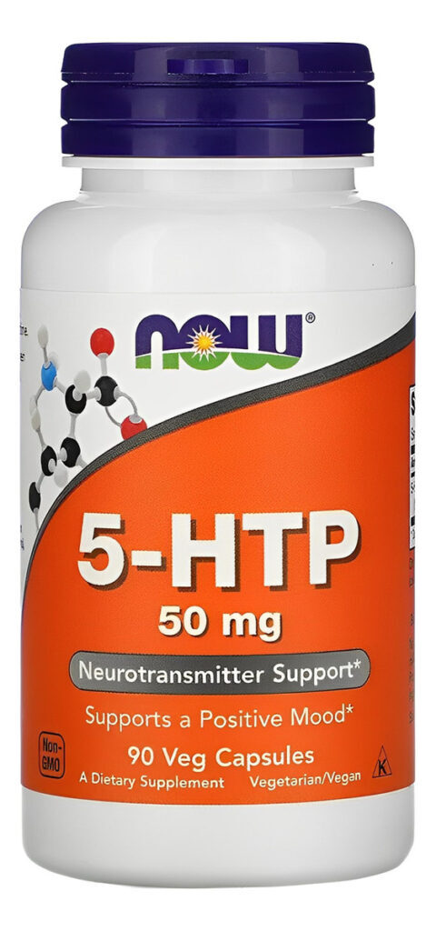5-htp 50mg Now Foods 90veg Cápsulas Importado 3un - Imagem 5